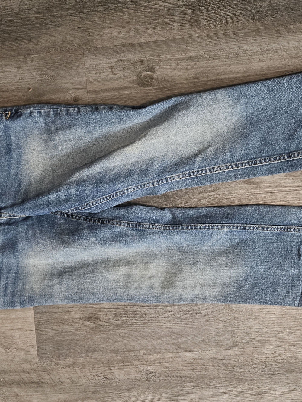Cat & Jack Light Blue Washed Boys Slim Straight Jeans